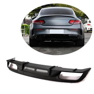 Diffusore paraurti posteriore (per Coupé/Cabriolet C63 AMG 2019-2021, Carbonio) foto 1