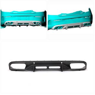 Diffusore paraurti posteriore (per Coupé/Cabriolet C63 AMG 2019-2021, Carbonio) foto 2