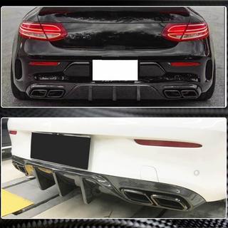 Diffusore Posteriore Paraurti V1 per Coupe/Cabriolet C63 AMG 2015-2019 Carbonio foto 4
