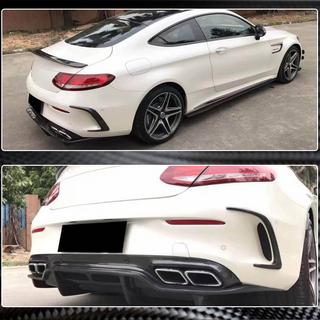 Coperture paraurti posteriore (per Coupé/Cabriolet C63 AMG 2015-2019, Carbonio) foto 3