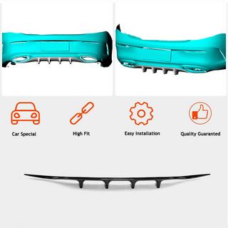 Diffusore posteriore paraurti per AMG-Line / C43 AMG Coupé/Cabrio 2015-2019, Carbonio foto 3