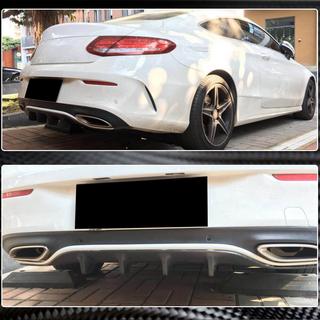 Diffusore posteriore paraurti per AMG-Line / C43 AMG Coupé/Cabrio 2015-2019, Carbonio foto 4