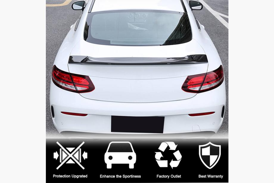 Mercedes C-class W205 2014-2021 Spoiler V1 Coupé 2015-2019 Carbonio Foto 3