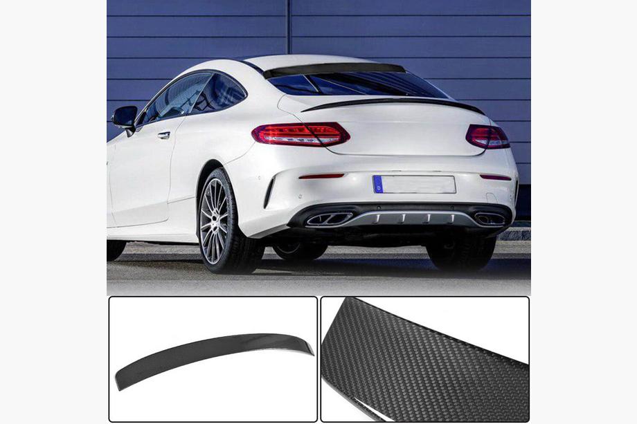 Mercedes C-class W205 2014-2021 Spoiler V2 (per Coupé 2015-2019, Carbonio) Foto 1