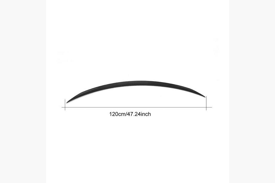 Mercedes C-class W205 2014-2021 Spoiler V3 (per Coupé 2015-2019, Carbonio) Foto 5