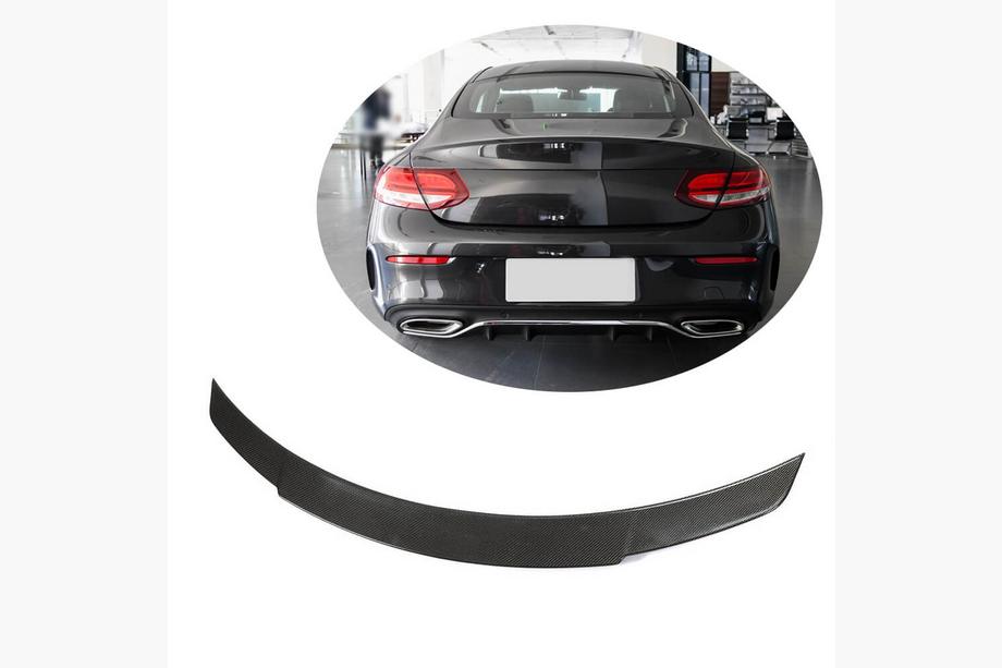 Mercedes C-class W205 2014-2021 Spoiler V7 (per Coupé 2015-2019, Carbonio) Image