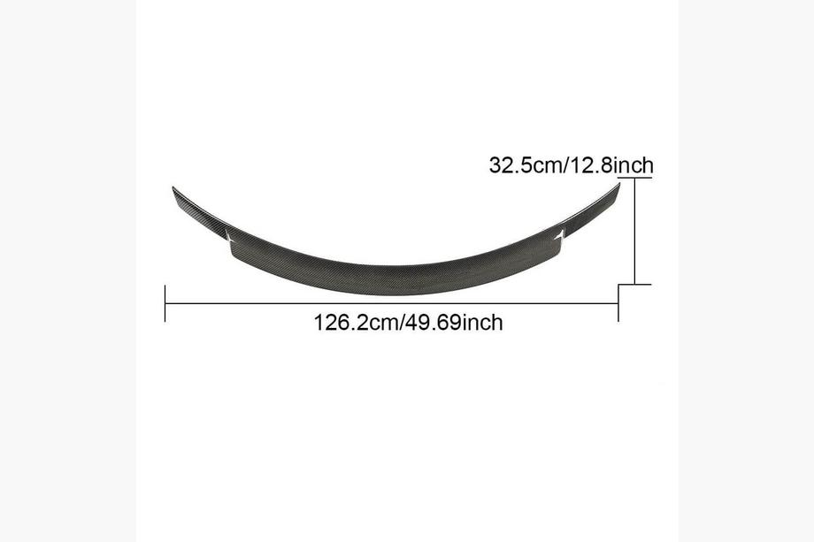 Mercedes C-class W205 2014-2021 Spoiler V8 (per Coupé 2015-2019, Carbonio) Foto 3
