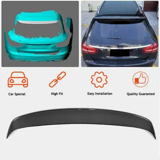 Spoiler (per Base/AMG-Line SW 2015-2019, Carbonio) foto 2