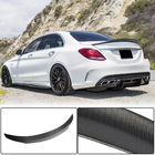Mercedes C-class W205 2014-2021 Spoiler V4 (per SD 2015-2021, Carbonio) foto 2