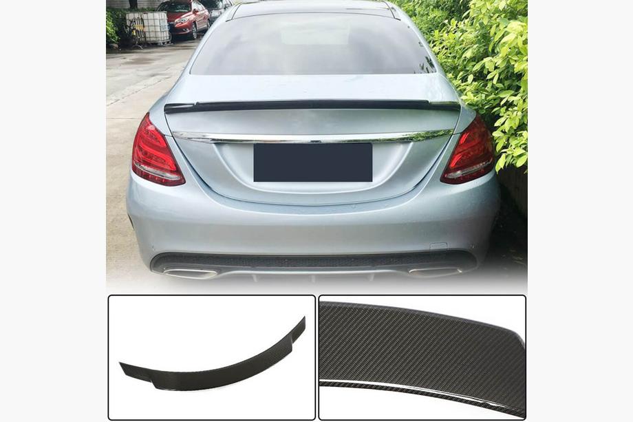 Mercedes C-class W205 2014-2021 Spoiler V8 (per SD 2015-2021, Carbonio) Image