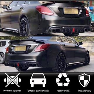 Diffusore posteriore con terminali di scarico (per SD C43 AMG 2015-2021, Carbonio) foto 2