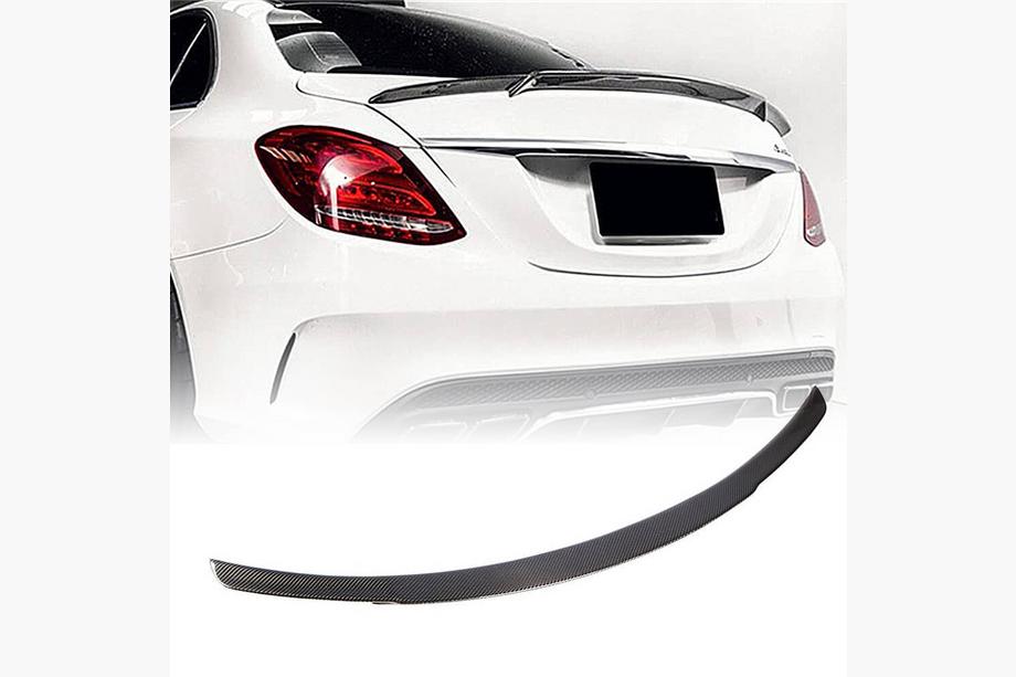 Mercedes C-class W205 2014-2021 Spoiler V9 (per SD 2015-2019, Carbonio) Image