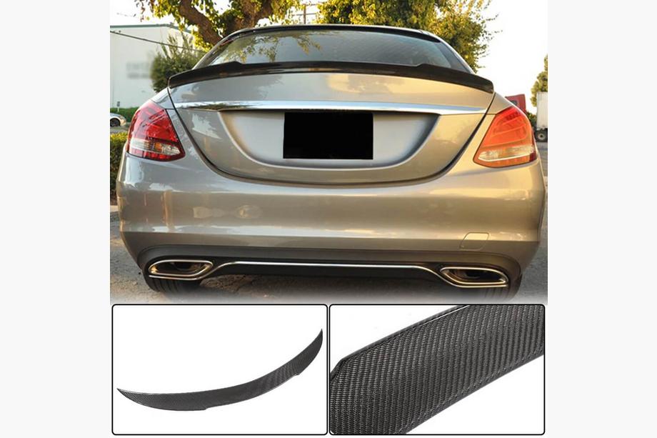 Mercedes C-class W205 2014-2021 Spoiler V12 (per SD 2015-2021, Carbonio) Image