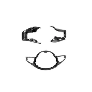 Cover Volante Carbonio Mercedes C-class W205 2014-2021 foto 4