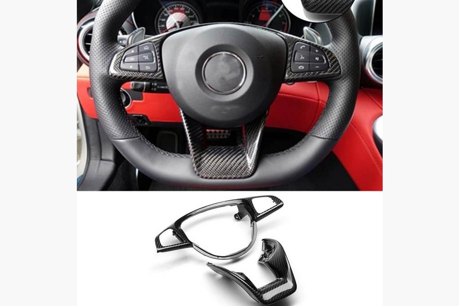 Mercedes C-class W205 2014-2021 Cover Volante Carbonio Image