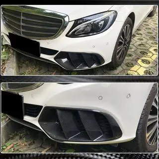Coperture Fendinebbia in Carbonio (per SD Base 2015-2019) Mercedes C-class W205 2014-2021 foto 4
