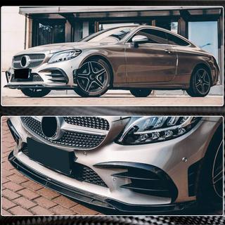Labbro anteriore V1 per C43 AMG 2019-2021 Carbonio foto 4
