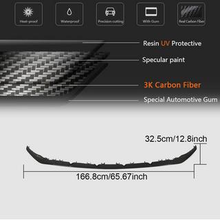 Labbro Anteriore V2 per C43 AMG 2019-2021 Carbonio foto 4