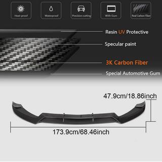 Labbro anteriore Lip V1 per C43 AMG 2015-2019 Carbonio foto 4