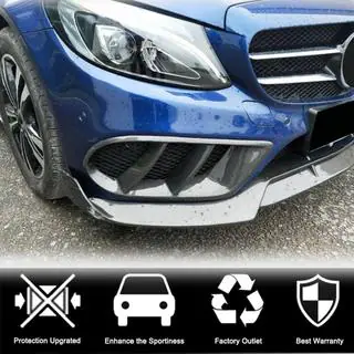 Cover fari fendinebbia in carbonio per C43 AMG 2015-2019 Mercedes C-class W205 2014-2021 foto 2