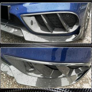 Cover fari fendinebbia in carbonio per C43 AMG 2015-2019 foto 3