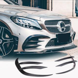Estensioni paraurti anteriore V1 per C43 AMG 2019-2021 Carbonio foto 1