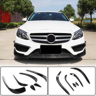 Estensioni paraurti anteriore in carbonio per C43 AMG 2015-2019 foto 1