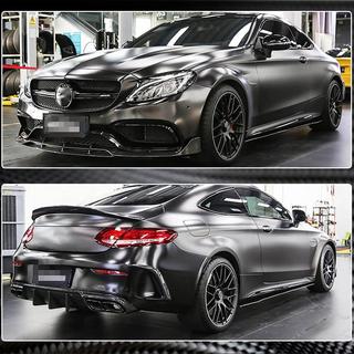 Minigonne Laterali V1 (per C43/C63 AMG 2015-2019, Carbonio) Mercedes C-class W205 2014-2021 foto 4