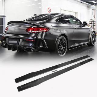 Minigonne Laterali V2 (per C43/C63 AMG 2015-2019, Carbonio) Mercedes C-class W205 2014-2021 foto 1