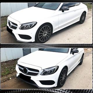Labbro anteriore V4 per C43 AMG 2015-2019 Carbonio foto 3