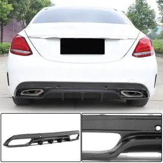 Diffusore Posteriore paraurti per SD C43/C63 AMG 2015-2019 Carbonio foto 1