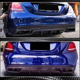 Diffusore Posteriore paraurti per SD C43/C63 AMG 2015-2019 Carbonio foto 3
