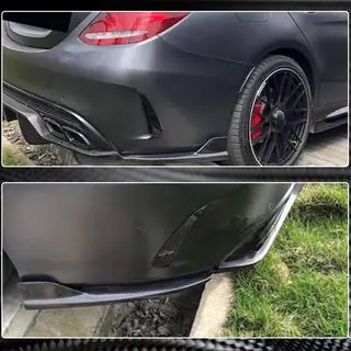 Flap paraurti posteriore per SD C43/C63 AMG 2015-2019 Carbonio foto 4