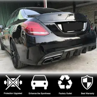 Diffusore Posteriore Paraurti V3 per SD C43/C63 AMG 2015-2019 Carbonio foto 2
