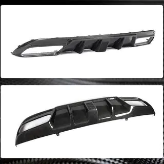 Diffusore Posteriore Paraurti V3 per SD C43/C63 AMG 2015-2019 Carbonio foto 4
