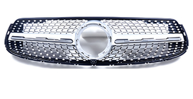 Mercedes GLC X253 2015-2022 Griglia Anteriore Diamond Silver (per GLC 43 AMG/GLC 63 AMG/AMG-Line 2019-2022) foto 2