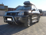 Hyundai Santa Fe 1 2000-2006 Parabullbar WT003 (Acciaio Inox) foto 1