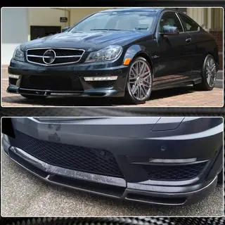 Labbro Anteriore Paraurti V1 per AMG 2012-2014 Carbonio foto 4