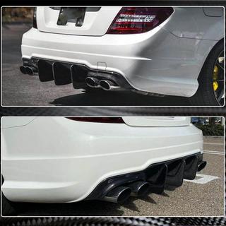 Diffusore Posteriore paraurti V2 per AMG SD/Coupe 2012-2014 Carbonio foto 3