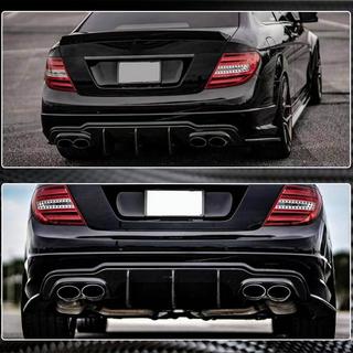 Diffusore Posteriore paraurti V2 per AMG SD/Coupe 2012-2014 Carbonio foto 4