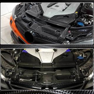Corpo sistema di aspirazione aria fredda con coperchio (Dry Carbon) per C63 AMG 2012-2014 foto 3