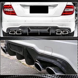 Diffusore Posteriore Paraurti V4 (per AMG SD/Coupe 2012-2014, Carbonio) foto 3