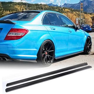 Minigonne Laterali (per AMG SD, Carbonio) Mercedes C-class W204 2007-2015 foto 1