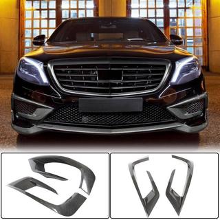 Estensioni paraurti anteriore V1 per S63 AMG 2014-2017 Carbonio foto 1