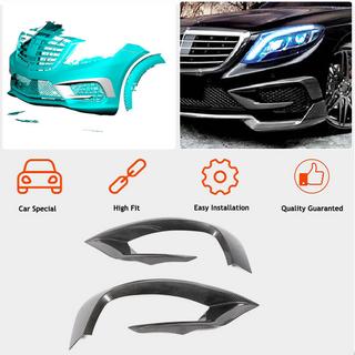 Estensioni paraurti anteriore V1 per S63 AMG 2014-2017 Carbonio foto 2