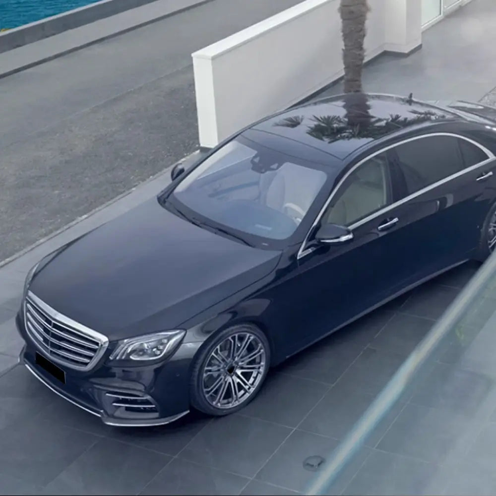 Estensioni paraurti anteriore V2 per S63 AMG 2014-2017 Carbonio foto 3