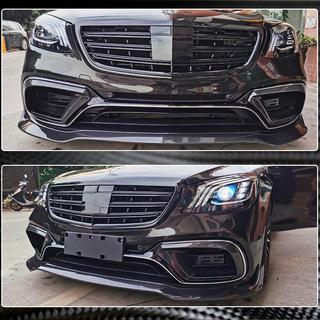 Labbro anteriore paraurti (per S63/S65 AMG 2018-2022, Carbonio) foto 4