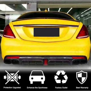 Diffusore posteriore con terminali di scarico (per S63 AMG 2014-2017, Carbonio) foto 3