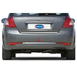 Protezione paraurti posteriore in acciaio inox OmsaLine (2009-2012, HB) Kia Ceed 2007-2012 foto 1