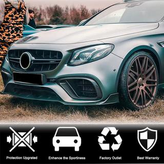 Labbro anteriore Lip V1 per E63 AMG 2016-2019 Carbonio foto 2
